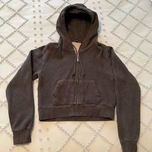 Brandy Melville Cropped Hoodie